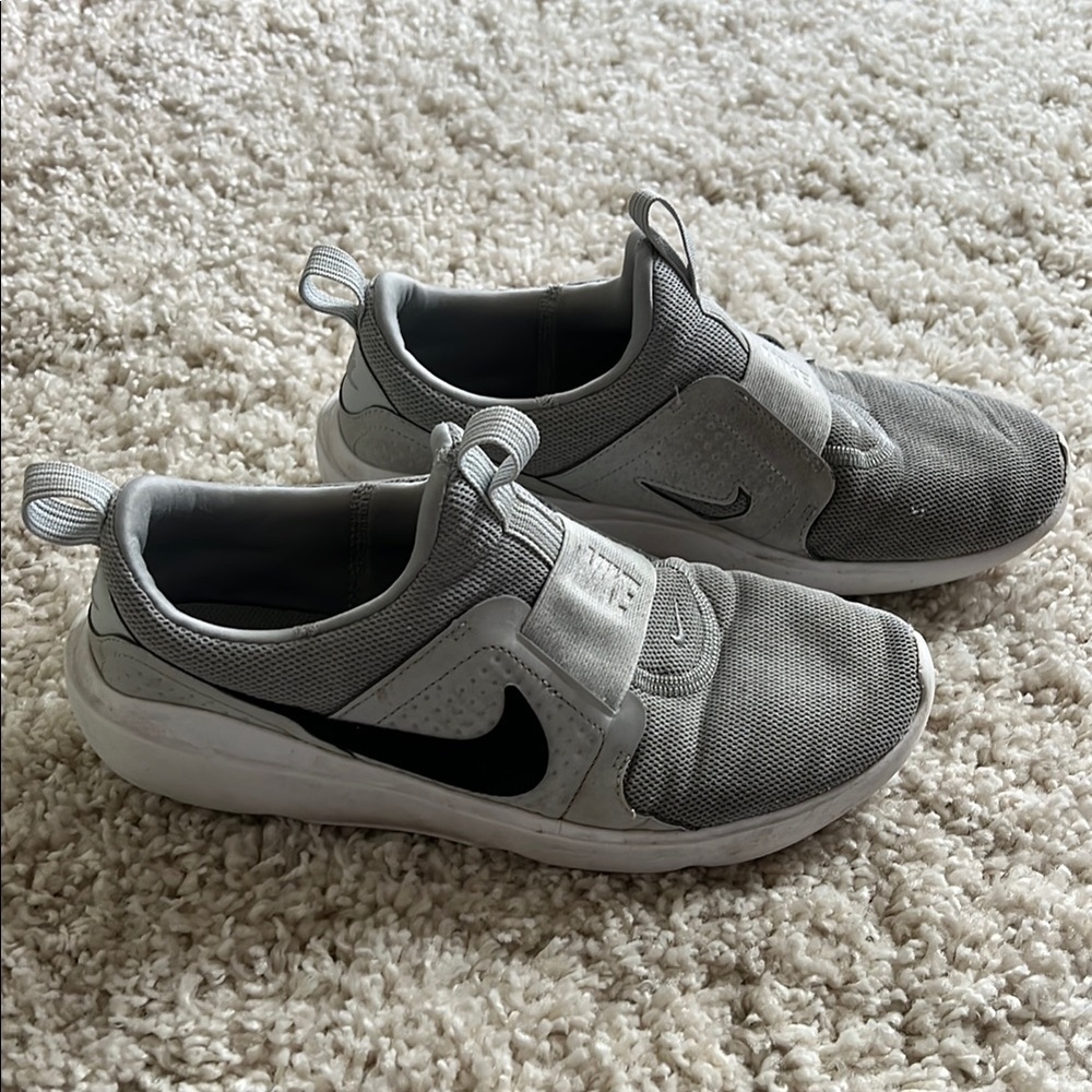 Nike Gray Slip-On Sneakers